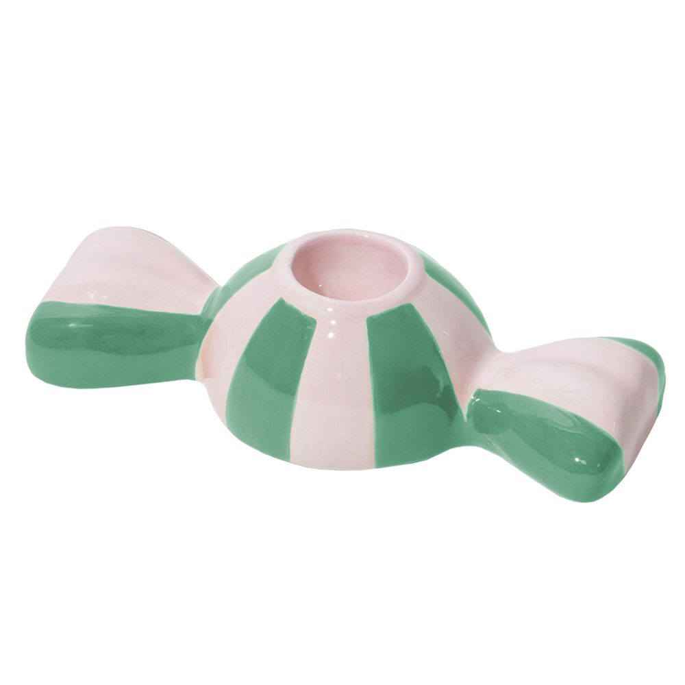 Подсвечник Funfair, 5,5х12х3 см, зеленый