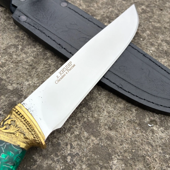 Нож туристический ковка х12мф кизлярский