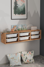 Стеллаж SAHRA подвесной - сосна