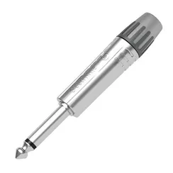 Seetronic MP2X Кабельный разъём Jack моно, серебристый корпус, контакты - покрытие никель. Для кабел