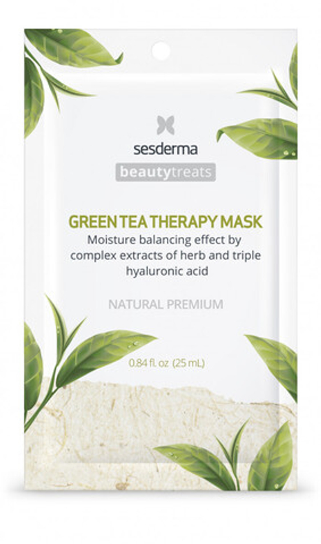 Sesderma GREEN TEA THERAPY - Маска увлажняющая для лица