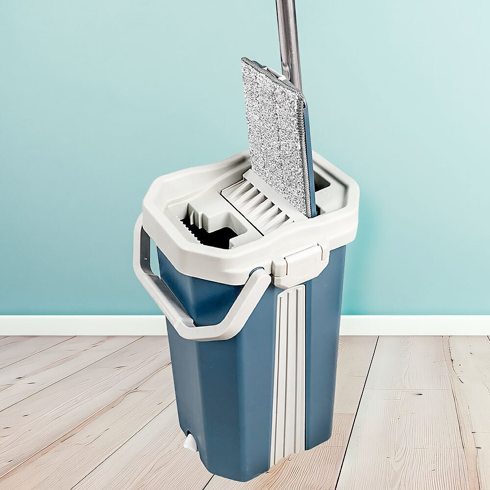 Набор для уборки: ведро 39*24*23см, швабра с отжимом 127*33*12см