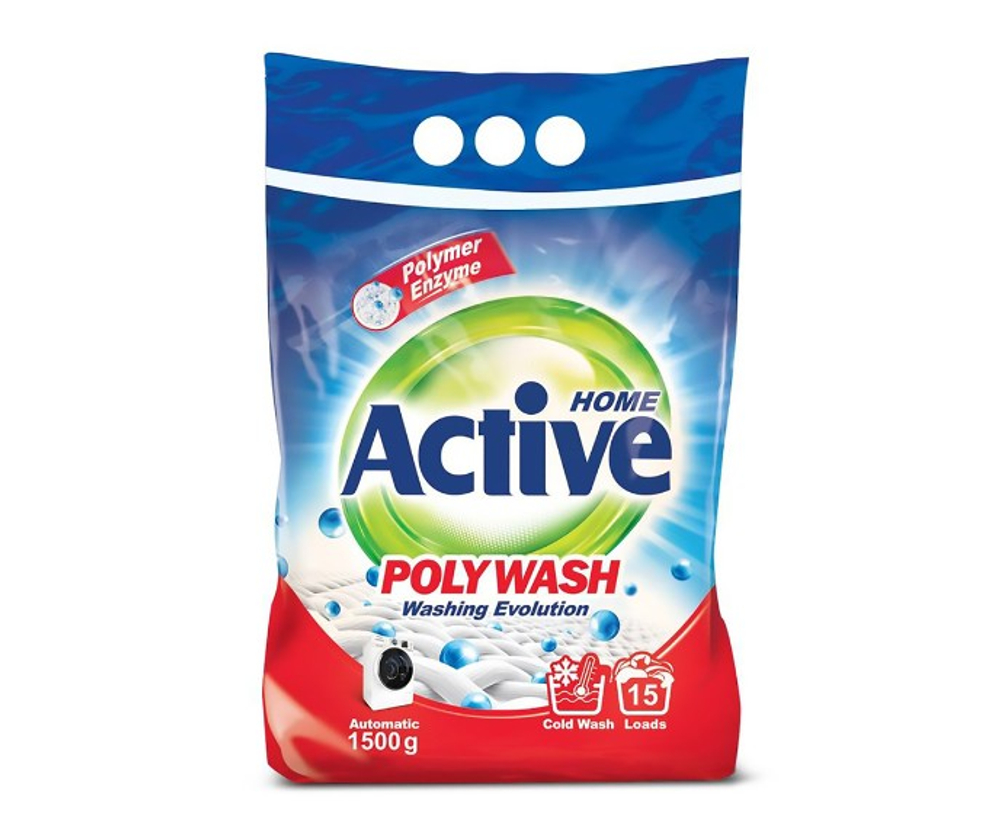 ACTIVE ИРАН / Стиральный порошок автомат "Poly Wash" 1.5 кг х 8