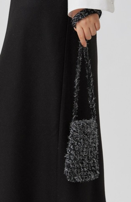 Новогодняя вязаная сумочка