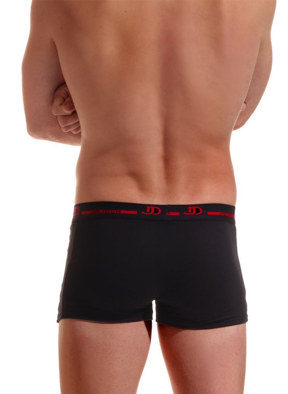 Хлопковые боксеры с лампасами (Размер: XL) (Цвет: красный)