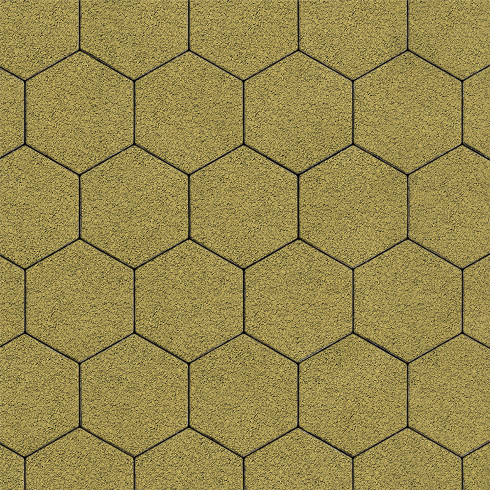 Тротуарная плитка СОТЫ - Гранит Желтый