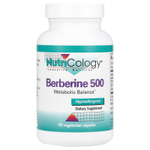 Nutricology, берберин-500, 90 вегетарианских капсул
