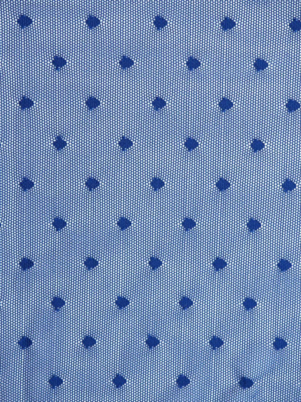 Сетка эластичная ультрамарин в горошек 5 мм метражом