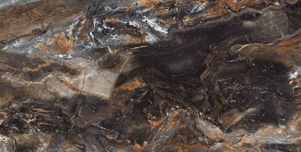 Neodom Luxury Lawa Nero Carving 60x120