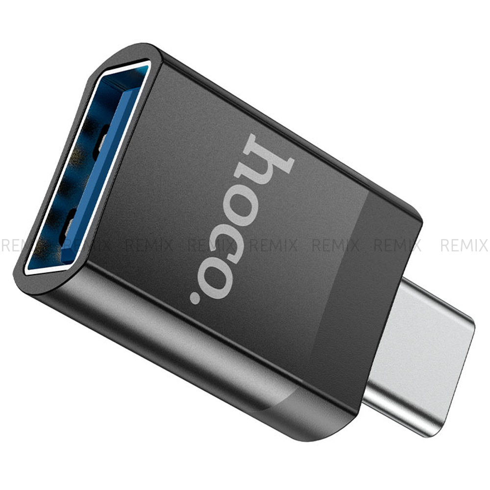 Адаптер для Type-C USB 3.0 Hoco UA17 (Black)