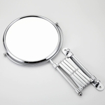 Зеркало с держателем настен, кругл, металлик, Frap, F6408