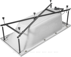 Акриловая ванна Aquanet (Акванет) Light 170x70 с каркасом