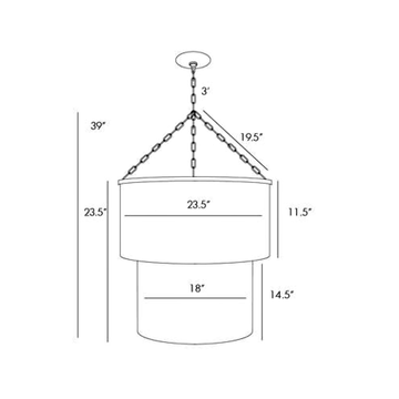 replica light JAMES CHANDELIER By Arteriors Home