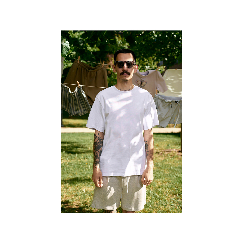 Футболка Nothomme T-Shirt Basic Cotton 280g "White"