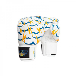 Перчатки Muay Thai Blizzard Monstercloud белые