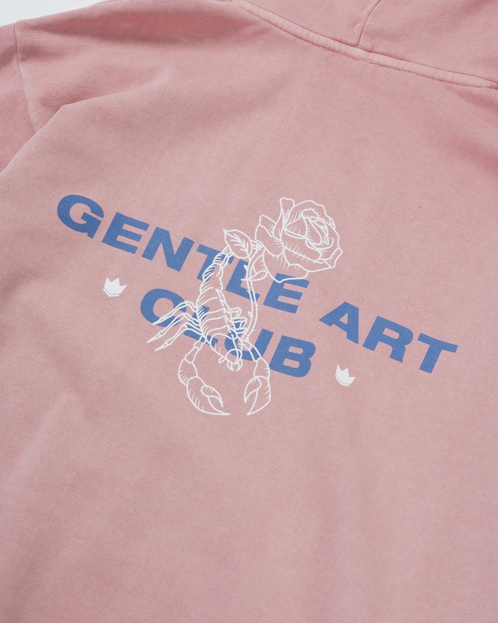 Худи KINGZ Gentle Art Club - Muted Pink
