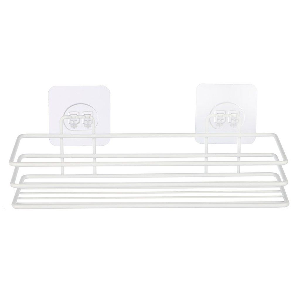 Полка подвесная 25*11,5*4,5см "White" на самоклеящейся основе