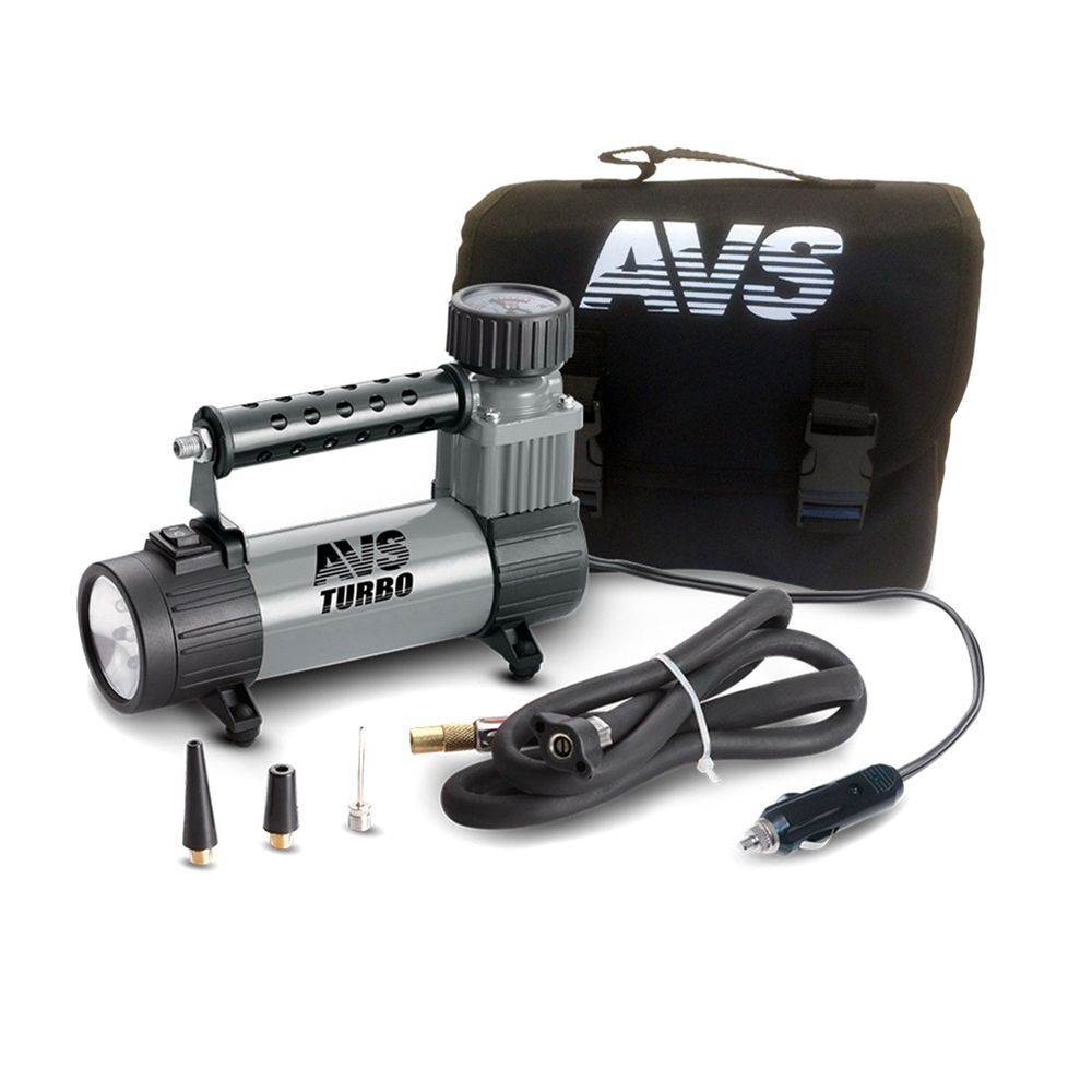 Компрессор автомобильный AVS, KS350L, 35 л/мин, 12 В, 10 атм, маном, 80506