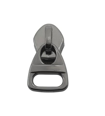 763 Слайдер N/L для витой молнии Т5, черный никель полированный (10228020/261223/5108410, КИТАЙ)