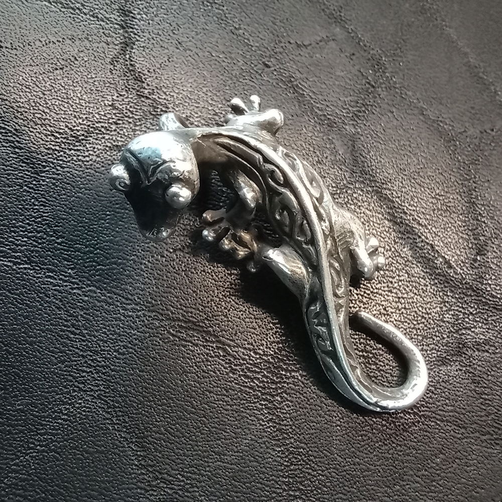 Подвеска. Ящерка (серебро)