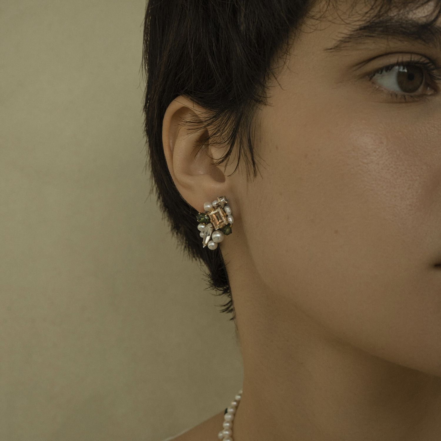 Серьги Olivine Small Earrings