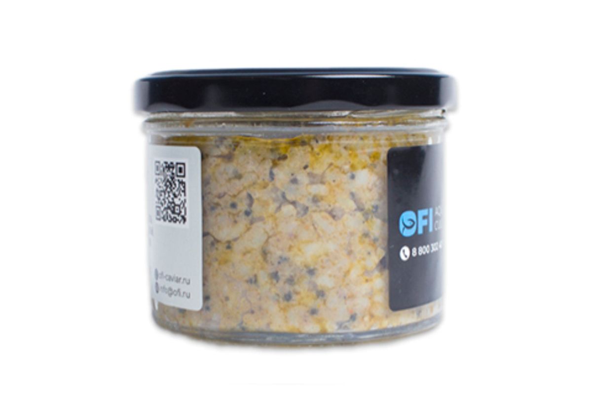 Каша рисовая с чёрной икрой, 200г