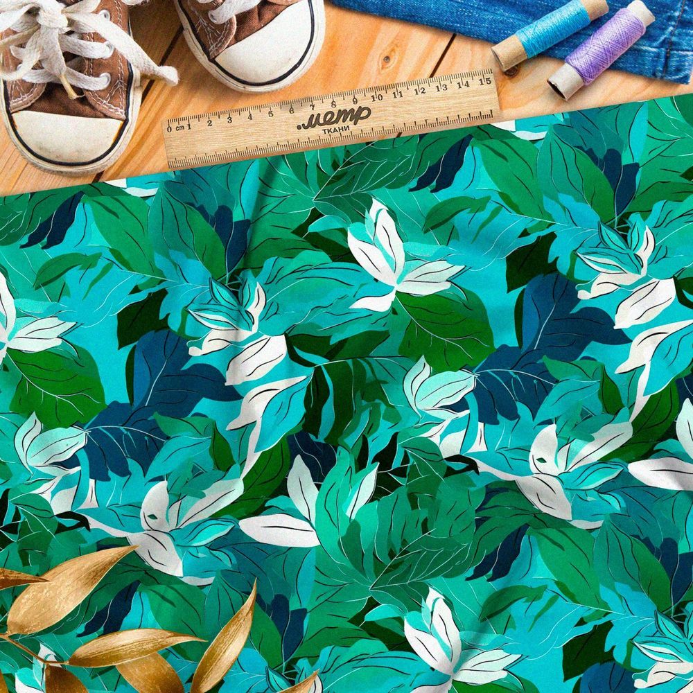 Ткань премиум мембрана зеленая революция