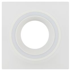 Светильник встраиваемый декоративный ЭРА DK91 WH под лампу MR16 GU5.3 белый