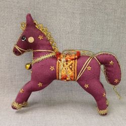Ёлочная игрушка Лошадка Цирковая