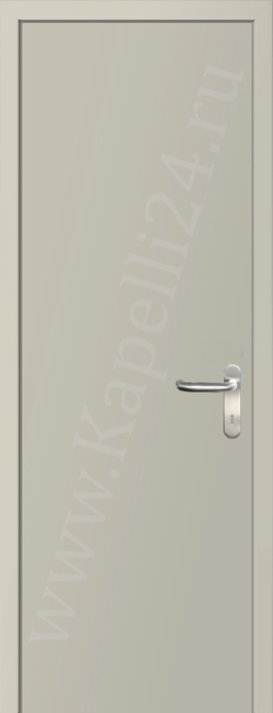Дверь влагостойкая пластиковая KAPELLI multicolor ДГ RAL 9001 Кремово-белый + коробка