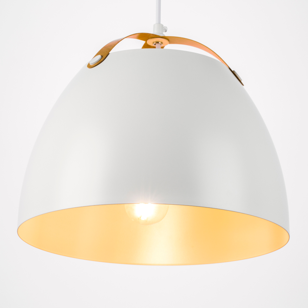 765046 Люстра LOFT 1х20W E27 БЕЛЫЙ IP20