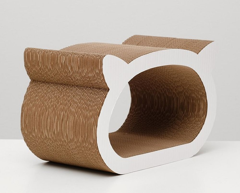 Когтеточка (гофрокартон (Когтедралка) "Kitty's face", 39*23*25 см)