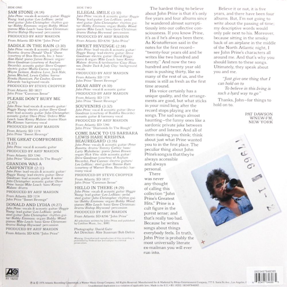 John Prine / Prime Prine - The Best Of John Prine (Limited Edition)(LP)