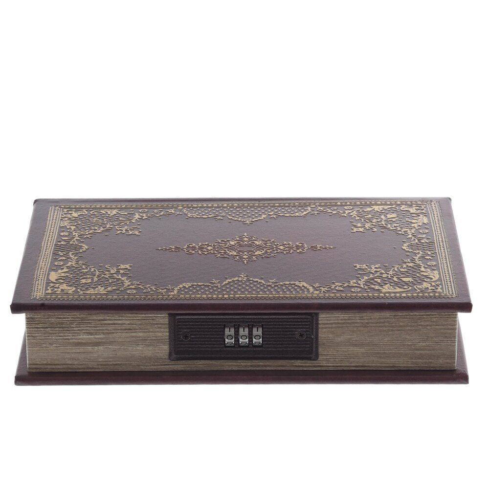 GAEM Шкатулка-книга с код.замком, L16 W4,5 H24 см