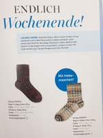 Журнал Regia "Magazine 001 - Socks moments"на немецком языке, с русским переводом (вкладыш)