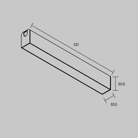 Трековый светильник Technical TR238-1-12W3K-B
