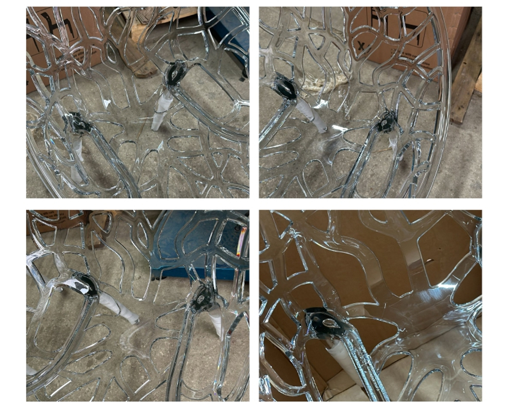 Кресло прозрачное, Siesta Contract Crystal, прозрачный