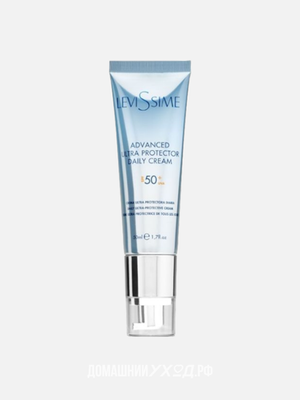 Солнцезащитный крем-гель для лица с SPF 50+ Advanced Ultra Protector Daily Cream, Levissime, 50 мл