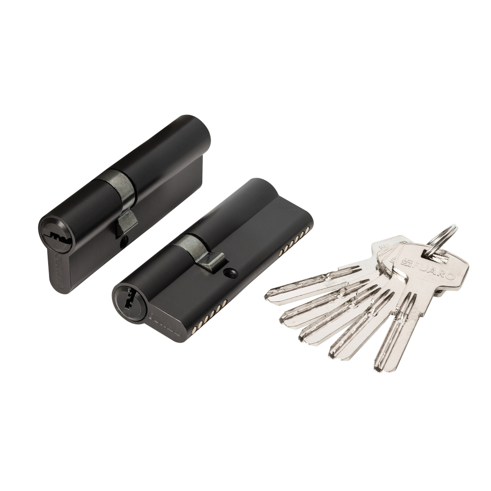 Цилиндровый механизм (200 ZA/80) 2000ZAKey80(30+10+40) BL черный 5Key