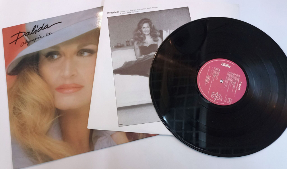 Винтажная виниловая пластинка LP Dalida Olympia 81 (France 1981)