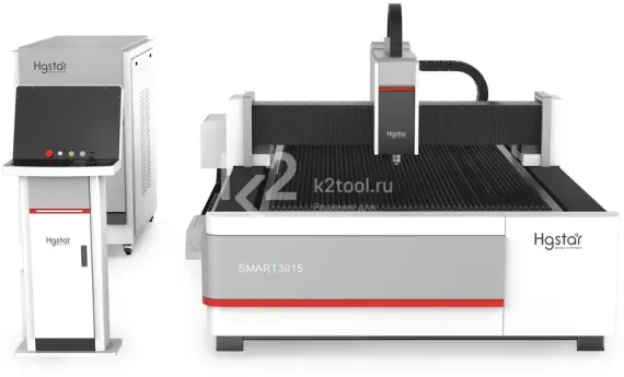 Базовый лазерный станок HGTECH SMART6015 3 кВт для резки листов металла