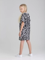 Платье в садик для девочки с принтом