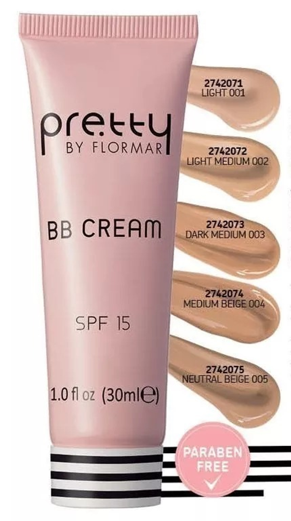 Pretty by Flormar. ББ-крем BB Cream SPF15