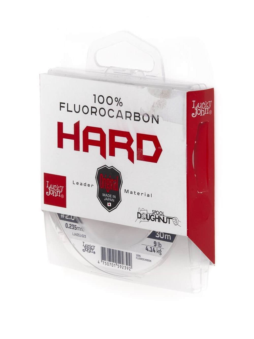 Леска LUCKY JOHN Fluorocarbon Hard 30 м – 0,235 мм