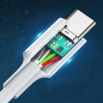 Кабель USB C - USB C, 480Mbps, 3A, QC4.0/PD3.0, 60W, 2m, UGREEN 60520