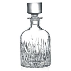 Графин 0,89 л штоф с крышкой хр. стекло   d 12 см h22 см RCR [1]