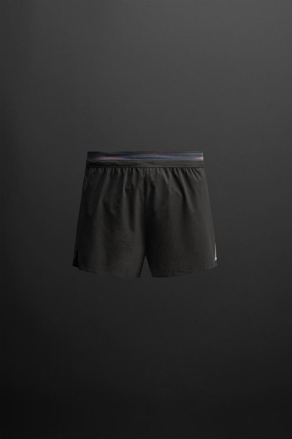 ZARA ШОРТЫ ДЛЯ БЕГА 3”, ЧЕРНЫЙ