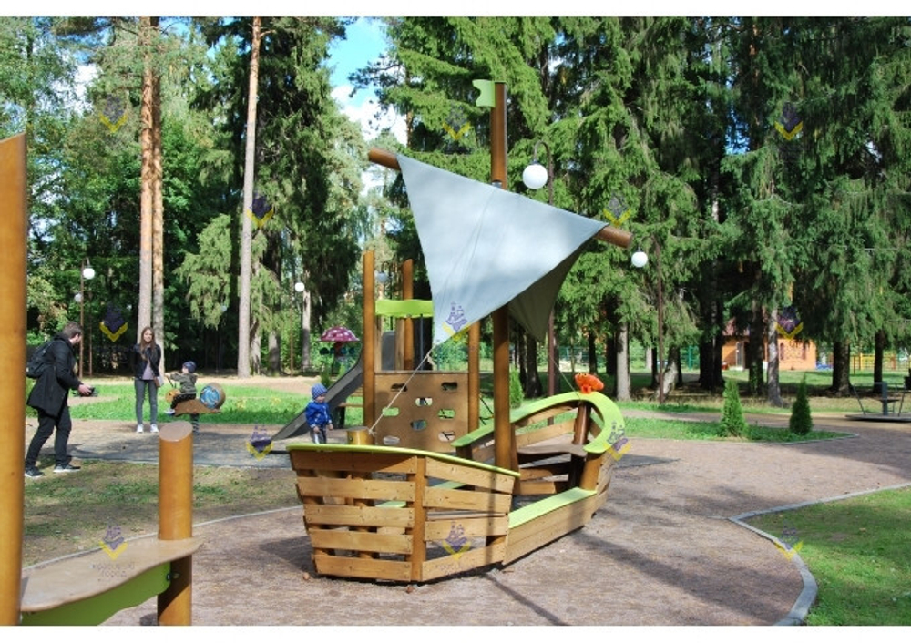 Игровой дворик «Лодка»