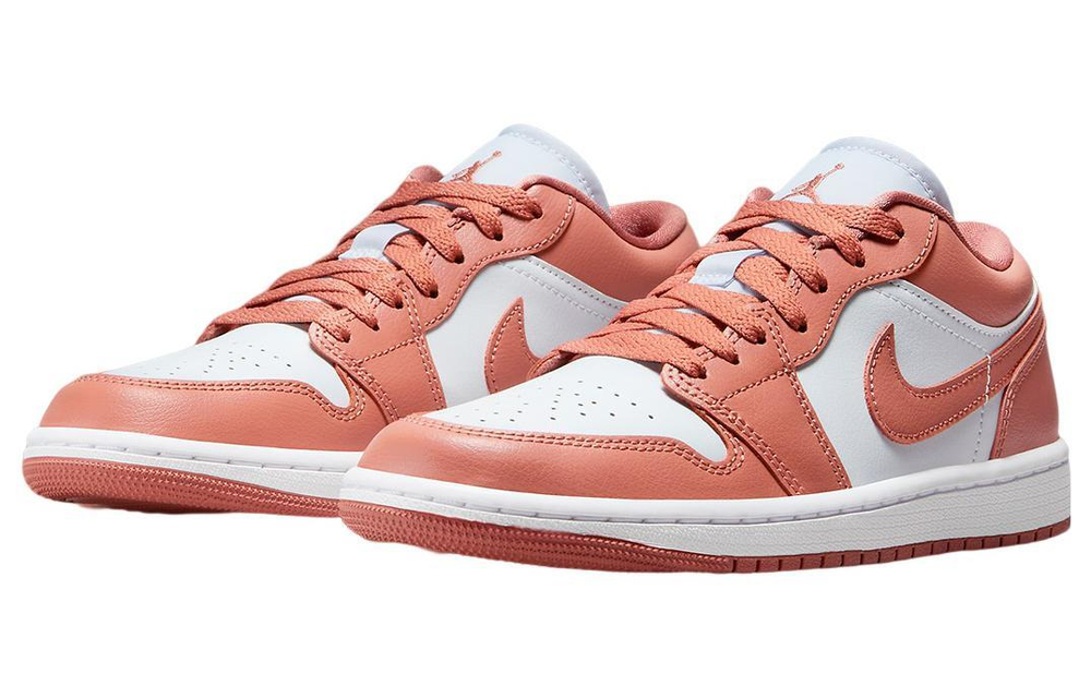 Кроссовки Jordan Air Jordan 1 Low "Pink Salmon" (Женская размерная сетка)