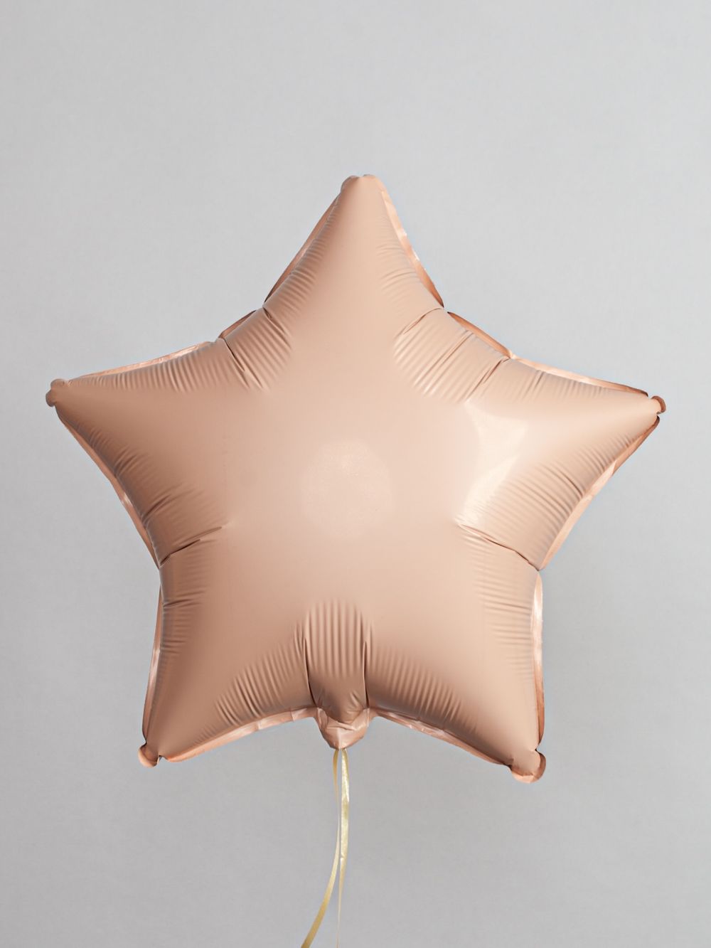 F Шар (18''/46 см) Звезда, Винтажная роза, Матовый (БГ-17) 